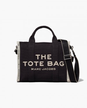 Black Marc Jacobs The Jacquard Medium Tote Bag | 789YMUTED