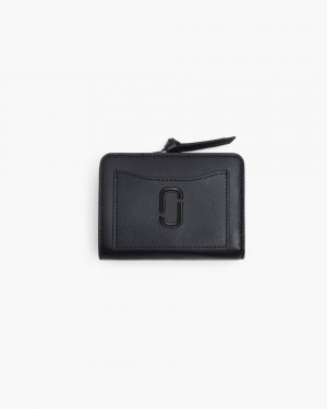 Black Marc Jacobs The Utility Snapshot DTM Mini Compact Wallet | 845HTULZW