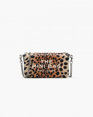 Black Multicolor Marc Jacobs The Cheetah Chain Mini Bag | 794FOANHL