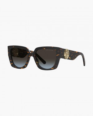 Havana Marc Jacobs The J Marc Square Cutout Sunglasses | 401NAYGSH