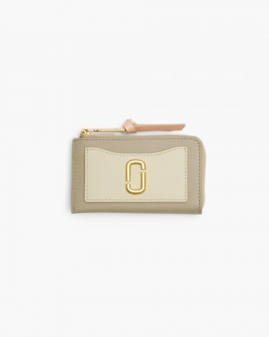 Khaki Multicolor Marc Jacobs The Utility Snapshot Top Zip Multi Wallet | 129QKIEDF