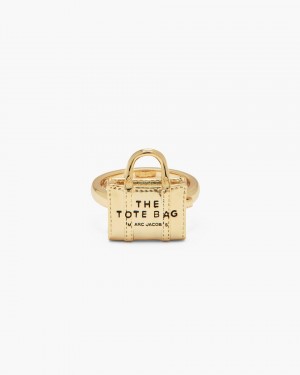 Light Gold Marc Jacobs The Tote Bag Ring | 096ACLQBO