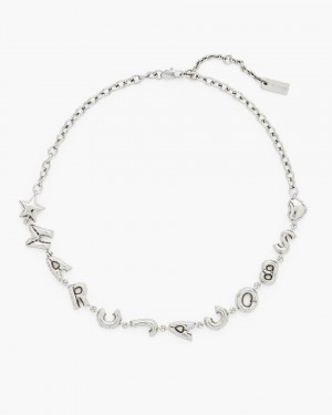 Light Silver Marc Jacobs Marc Jacobs Balloon Necklace | 578CLMXZF