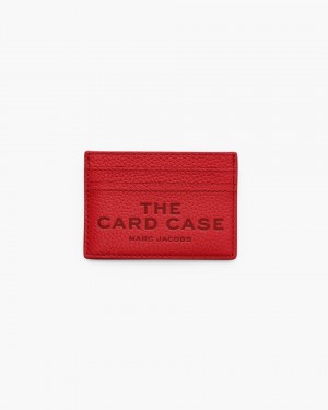 Red Marc Jacobs The Leather Card Case | 908MEVPGH
