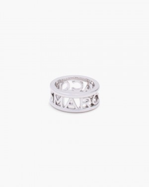 Silver Marc Jacobs The Monogram Ring | 146HRCUTP