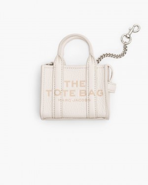 Silver Marc Jacobs The Nano Tote Bag Charm | 036NHOKCZ